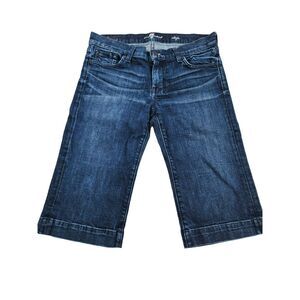 7 For All Mankind Dojo Womens 28 Jean Shorts